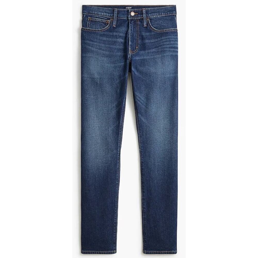 J Crew Athletic Slim Signature Flex Dark Wash Denim Jeans US Men's 38x32 New